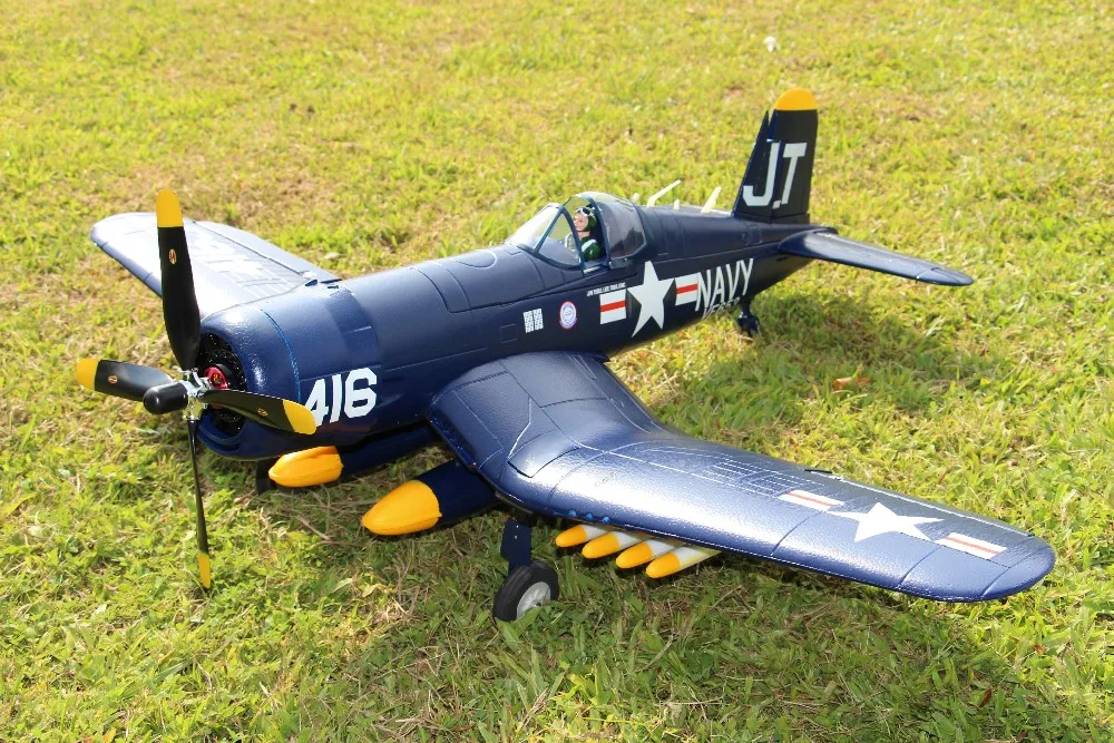 F4U Pro 2,4G 6ch Радио пульт дистанционного управления электрический RC самолет PNP и комплект, F4U-4 Corsair Warbird EPO 1200 мм