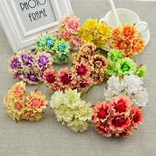 Искусственные цветы, свадебные аксессуары, букеты, украшения для сада, креативные подарки на день Святого Валентина, коробка, сделай сам, венки, шелковые розы