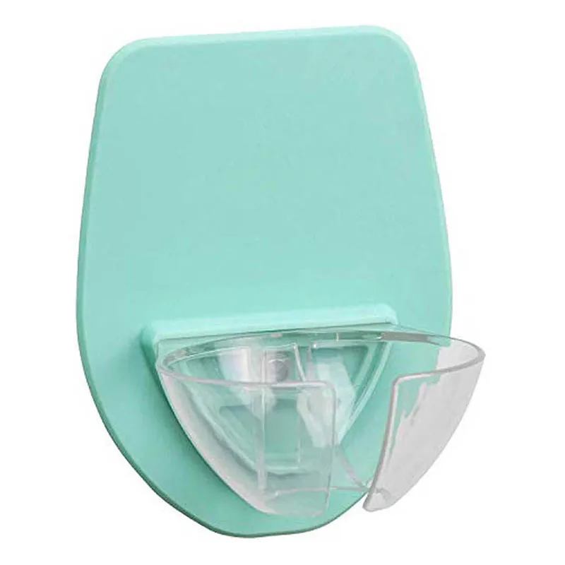 Ванная комната силиконовый бокал держатель стойки для душ для купания офиса HTQ99 - Цвет: Зеленый