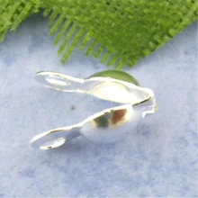 DoreenBeads 500 шт серебряный цвет Charlotte Обжимные бусины наконечник 8*4 мм(B00882), иу