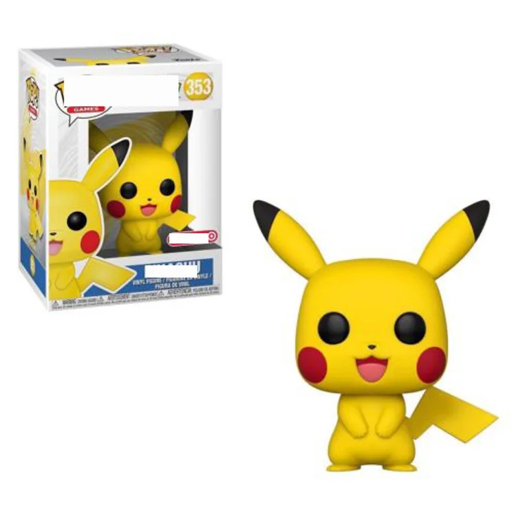 

POP Japanese Anime Cartoon Pikachu Vinyl Action Figure brinquedos Collection Model Toys for Children Birthday gift Free shipping