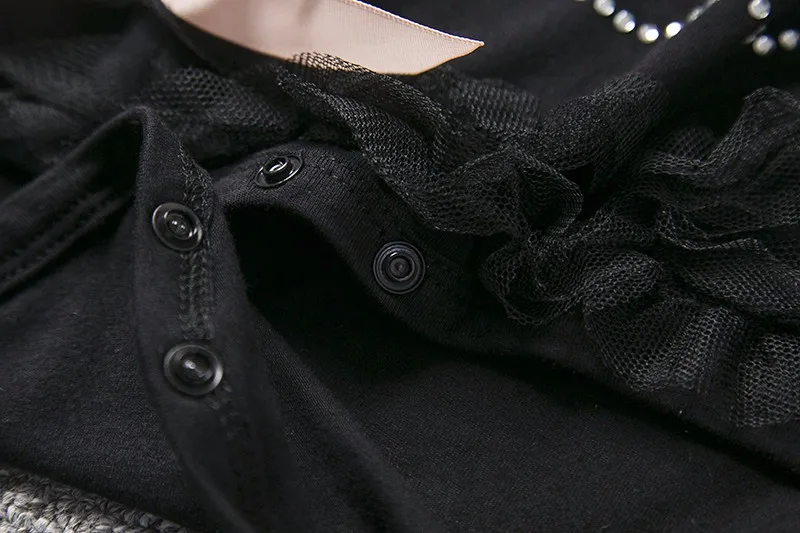 Baby Girl Rompers Black Kids Jumpsuits One Pieces 1st Birthday Outfits 12 Months Jumpsuit Newborn Roupas Baby Summer Clothes cool baby bodysuits