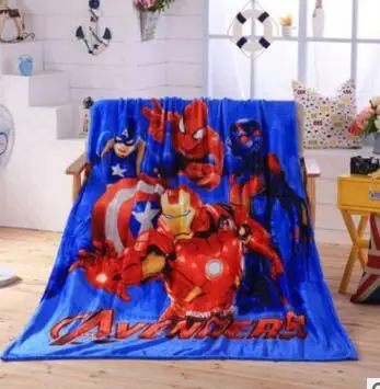 Новое горячее предложение, Флисовое одеяло для путешествий с изображением Мстителей/150*200 см, одеяло для сна с изображением Бэтмена для маленьких мальчиков/домашнее мягкое одеяло с изображением Супермена - Цвет: C