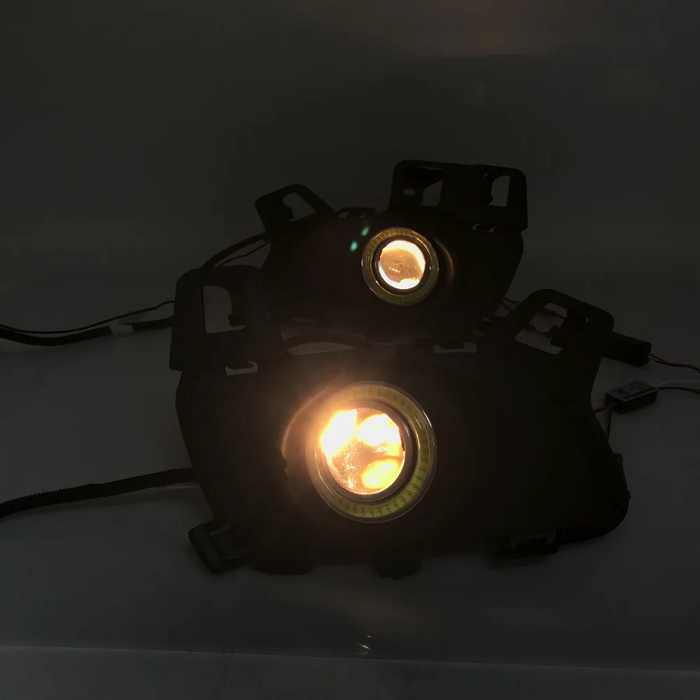 RQXR противотуманная фара вождение свет в сборе для mazda 6 cob angel eye светодиодные дневные ходовые огни сигнал поворота