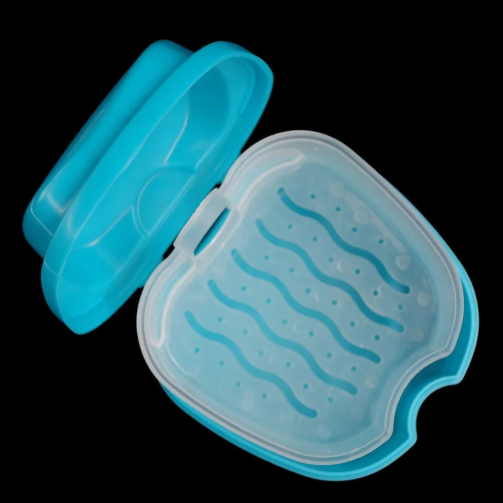 Зубной протез, чехол для ванной, стоматологическая ложная коробка для хранения зубов с подвесным сетчатым контейнером 1,1