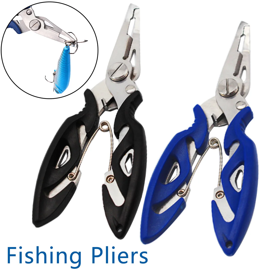 Fishing Plier Scissor Hook Remover Tackle Tool Cutting Braid Line Lure Cutter