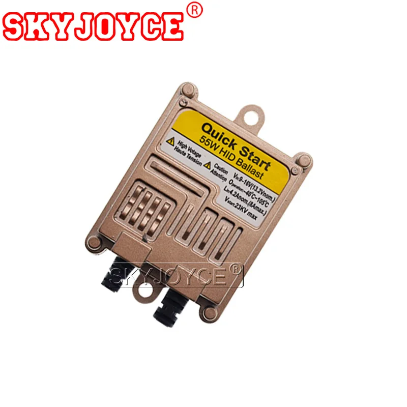 SKYJOYCE Car Headlight 55W Fast Bright HID Ballast AC 12V Ignition Block Slim Quick Start Ballast For Car Light Bulb Xenon Kit (2)