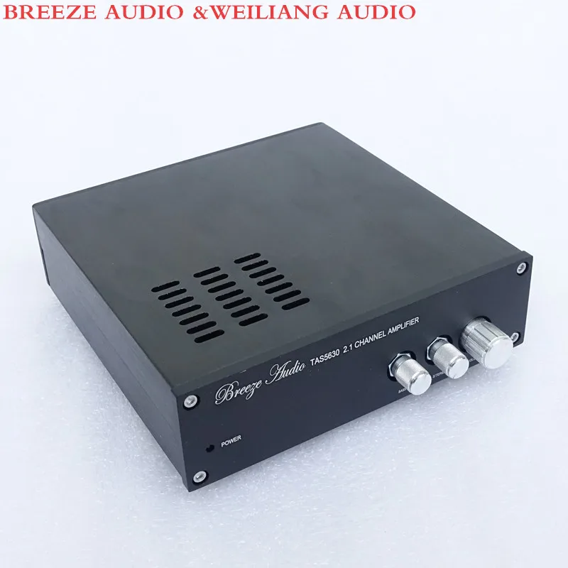 Breeze Audio & Weiliang audio SL1 TAS5630 2 1 канальный домашний аудио цифровой усилитель мощности