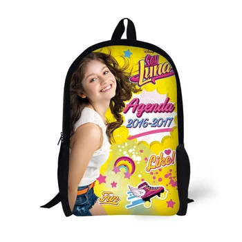 

School Bags for Girls Soy Luna Kids Backpack Girls Schoolbag 16 Inch Children School Backpacks Mochilas Escolares