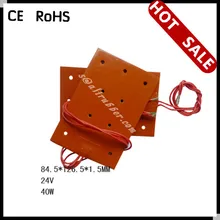 3d принтер с подогревом кровать Siicone нагреватель 7*138 мм 24 В 24 Вт