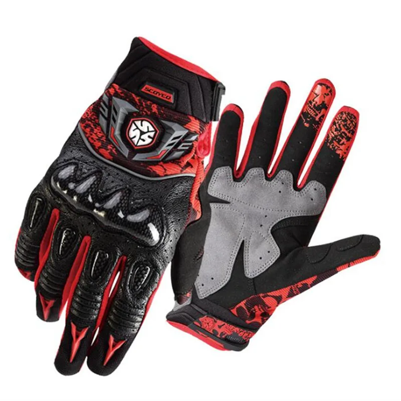 

Scoyco MX49 Auto Racing Motocross Leather Gloves Touch Screen ATV UTV Motorcycle Protective Gear Outdoor Sportswear Clothing