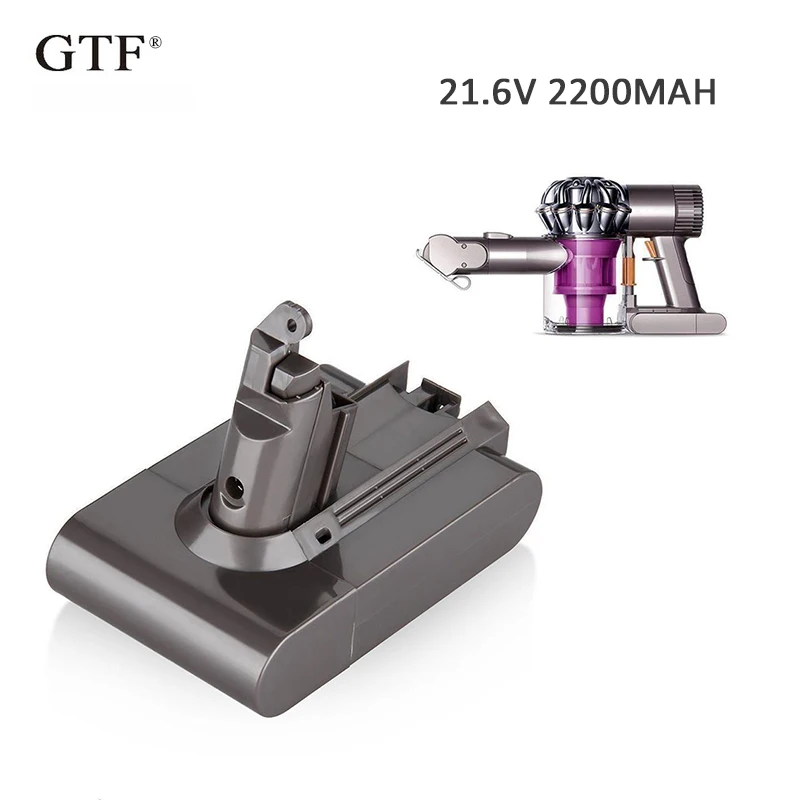 Najtaniej 2200 mah 21.6 V akumulator akumulator dla Dyson v6, wymienna bateria litowo jonowa dla Dyson V6 DC58 DC59 DC61 DC62 SV09 SV07 SV03