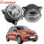 Cawanerl Per Renault Twingo II Hatchback CN0 2007-2015 Auto 4000LM HA CONDOTTO LA Lampadina Della Luce di Nebbia + Occhio di Angelo DRL di giorno Corsa e Jogging Luce 12 v