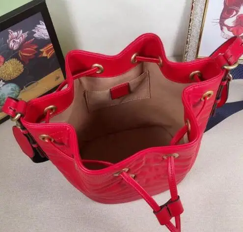 De Noir 22 Calidad Alta Hombro Diagonale 11 La Marca Lujo Cm Cubo Bolsa Moda blanc rose 21 Cuero Rétro bourgogne VSMUzqp