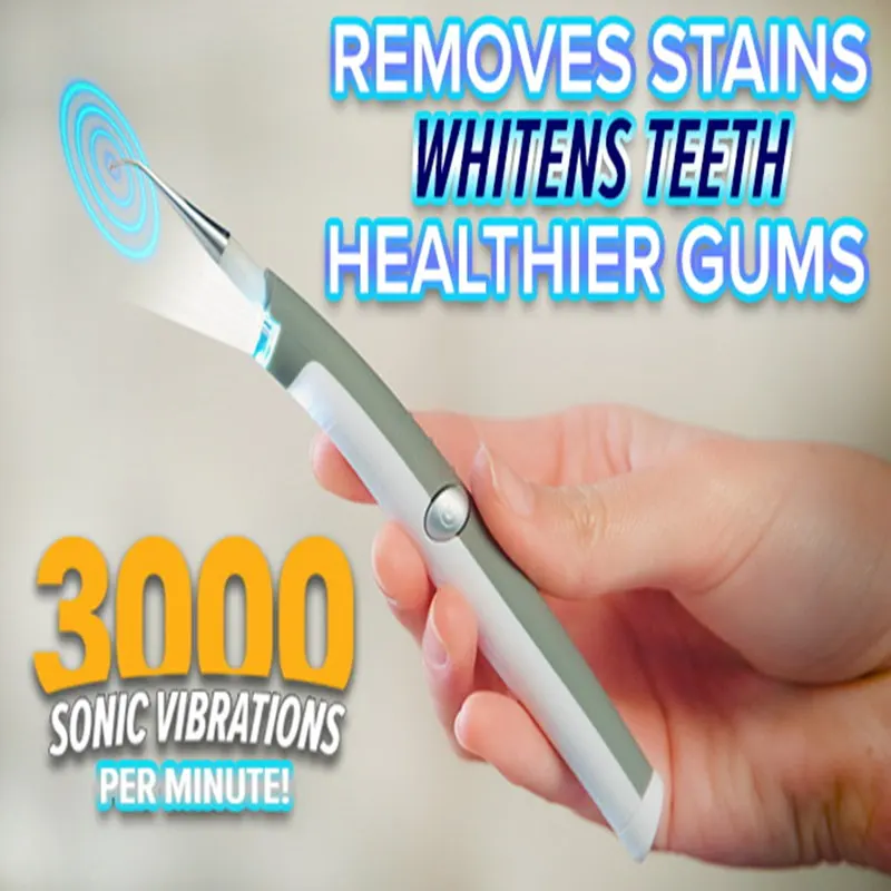 

Gentle Ultrasonic Teeth Cleaner Electric Whiten Teeth Clean Smoke Stains Tooth Removes Tartar & Stains USB Rechargeable