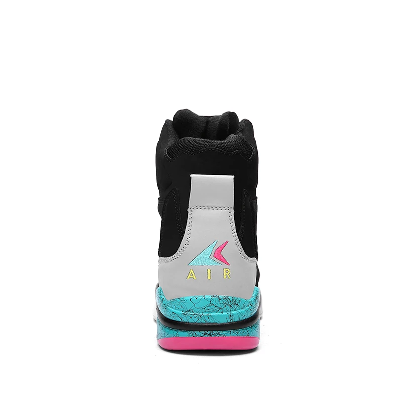 Zapatos de baloncesto hombres Zapatillas Zapatos alto top encaje hasta tobillo zapatos Air cushion basket baloncesto Zapatos de baloncesto hombres Zapatillas Zapatos alto top encaje hasta tobillo zapatos Air cushion basket baloncesto