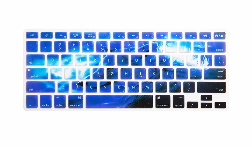 Новые 3D наклейка Цветок Силиконовые США клавиатуры Обложка клавиатуры кожи протектор для Apple Mac MacBook Pro 13 15 17 Air 13 Retina 13