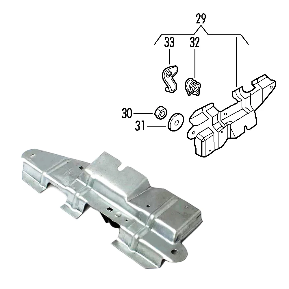 1J5827425 Metal Bracket Boot Latch Lock Actuator Trunk Bracket Mount For VW Jetta Bora Mk4 1999