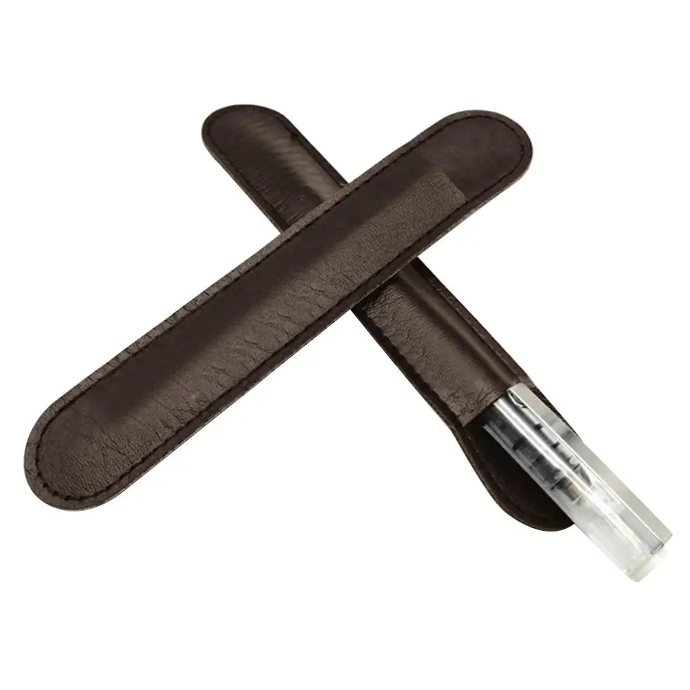Чехол-карандаш из искусственной кожи, пыленепроницаемый, анти-осенний, чехол для хранения одной ручки, чехол, сумка-держатель, стильные аксессуары