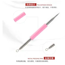 Удалить акне игла для удаления акне косметические инструменты палочки крючок для вязания личные устройство для ухода силикагель нержавеющая сталь Дамская тематические товары про рептилий и земноводных