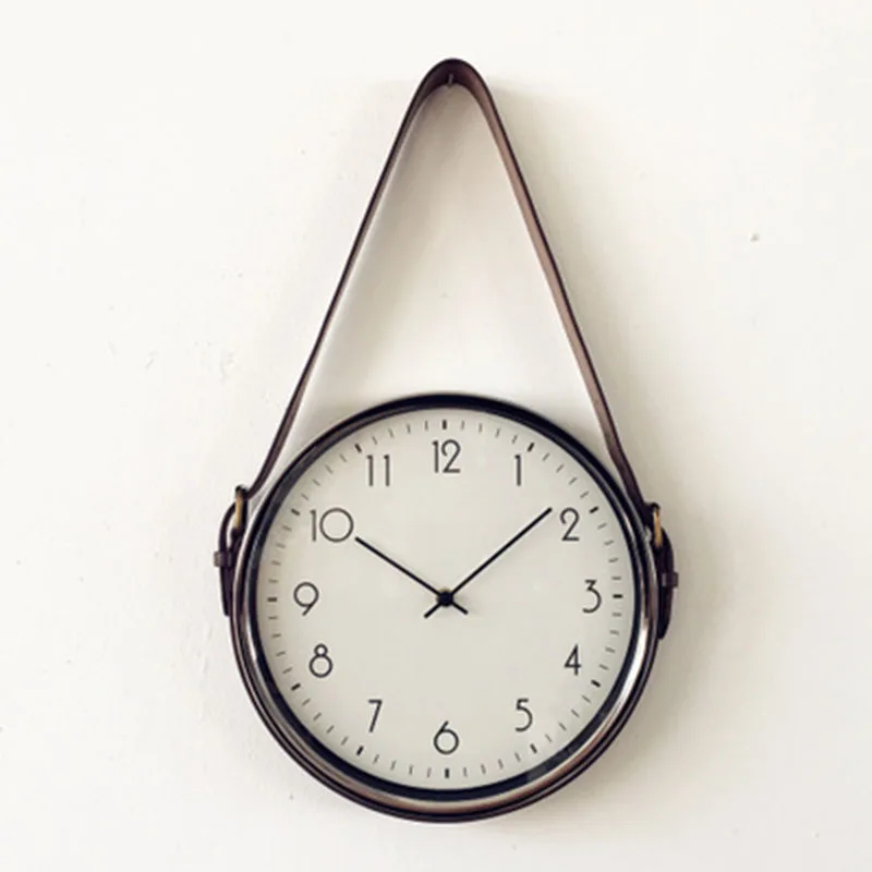 Креативный современный пояс настенные часы гостиная 3d декор на стену для дома Скандинавский дизайн Reloj De Pared большие часы настенный домашний декор 50ZB0076 - Цвет: Style 7