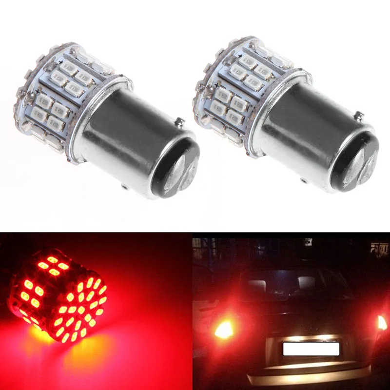 

1PC 1157 BAY15D 50 SMD 1206 LED Car Tail Stop Lamp Bulb DC 12V Red Light