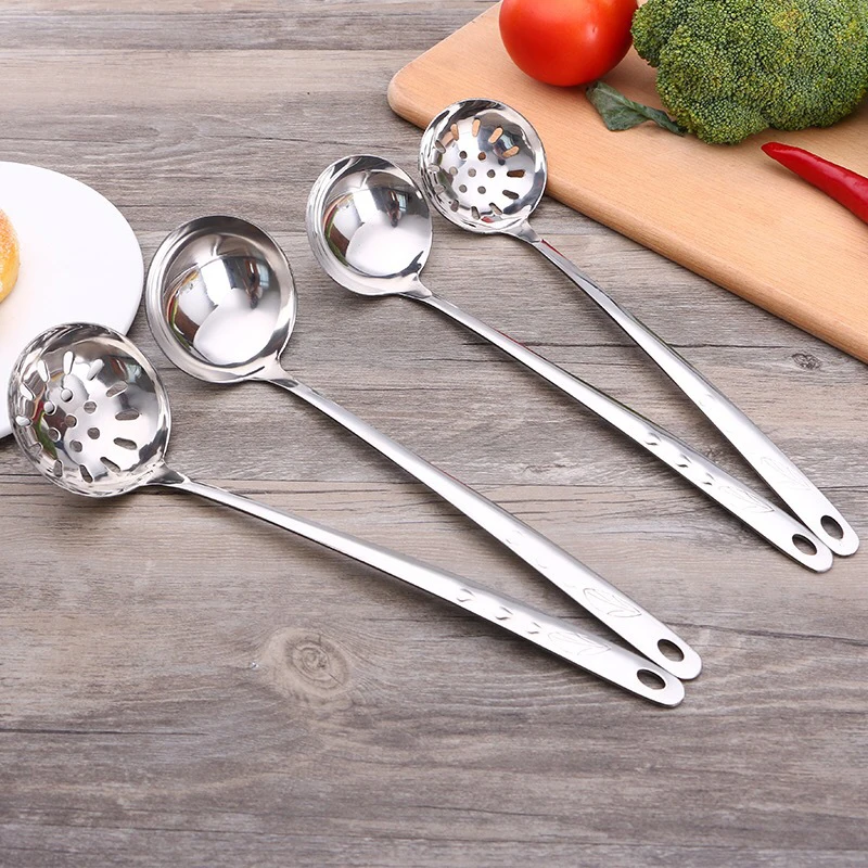 High Quality Colander Soup Spoon Shell Filter Dessert Long Handle Strainer Porridge Kitchen Dinnerwares | Дом и сад