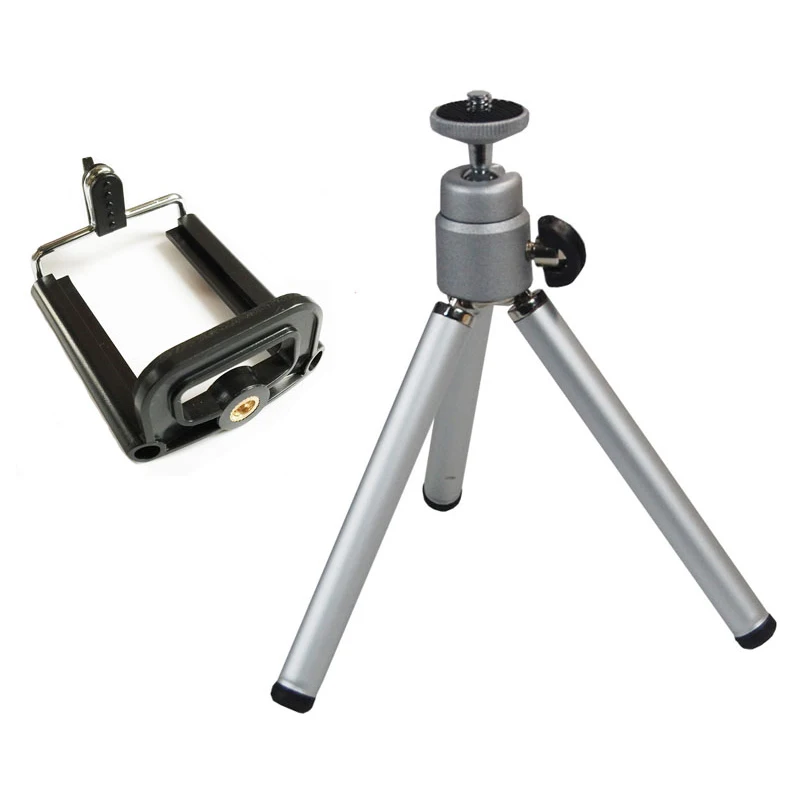 Мини штатив для телефона с зажимом сотового или штатива Samsung galaxy S3 S4 SJCAM sj4000 SJ5000 Eken