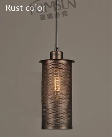 Потолочные светильники в винтажном стиле luces del techo luminarias, современный потолочный светильник в стиле ретро для гостиной, спальни, столовой, лампа для домашнего освещения - Цвет корпуса: Rust color