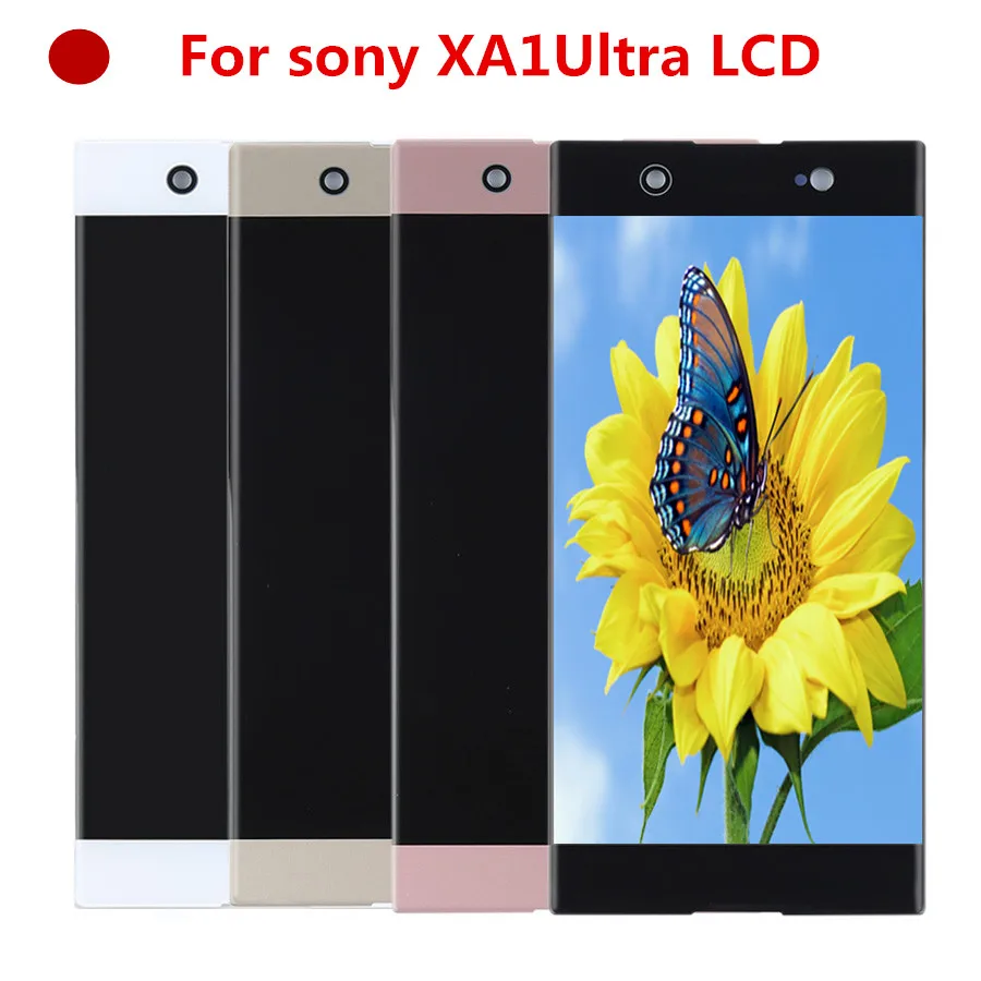 Goedkoop Voor Sony Xperia XA1 Ultra G3221 G3212 G3223 G3226 Lcd scherm Met Touch Glas Digitizer Vergadering Reparatie Onderdelen