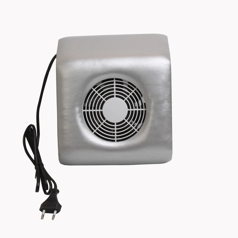 

30W Power Acrylic Uv Gel Tip Dust Machine Vacuum Cleaner Pedicure Tools Art Salon Suction Dust Collector Manicure(Silver)Us Pl