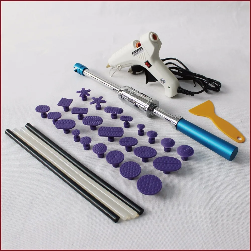 

pdr tools kit paintless dent repair hammer suction cup dent removal car body repair glue puller dent lifter remove dents fixing