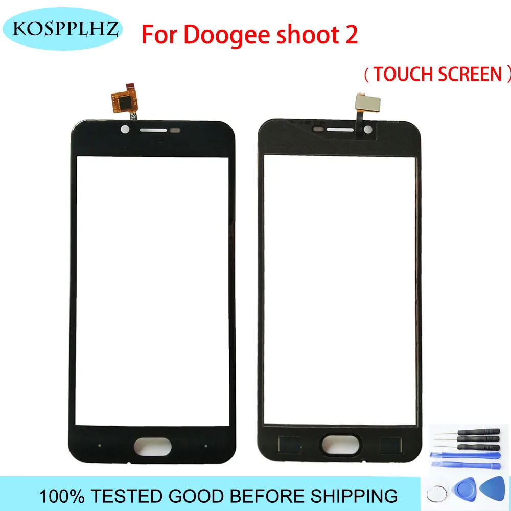 

KOSPPLHZ FOR Doogee Shoot 2 Touch Panel Touch Screen Digitizer Sensor Replacement For shoot2 touch Accessories+free Tools