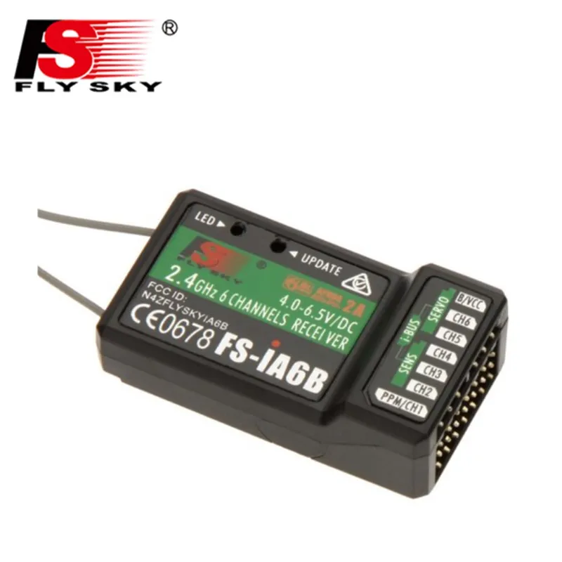Flysky 2 4G 6-канальный ресивер iA6B выход PPM с портом iBus совместимый приемником для 1/2 5 1 |