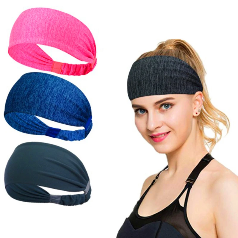 

Unisex Sport Headbands Quick Dry Sweat Wicking Turban Bandanas Hairband For Yoga Running Fitness Cycling Headwear Drop Shipping