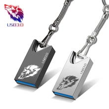 Мини USB 3,0 32 Гб 64 ГБ реальная емкость usb флеш-накопитель 128 ГБ флеш-накопитель 16 ГБ 8 ГБ флеш-накопитель u Диск флеш-карта памяти с брелком