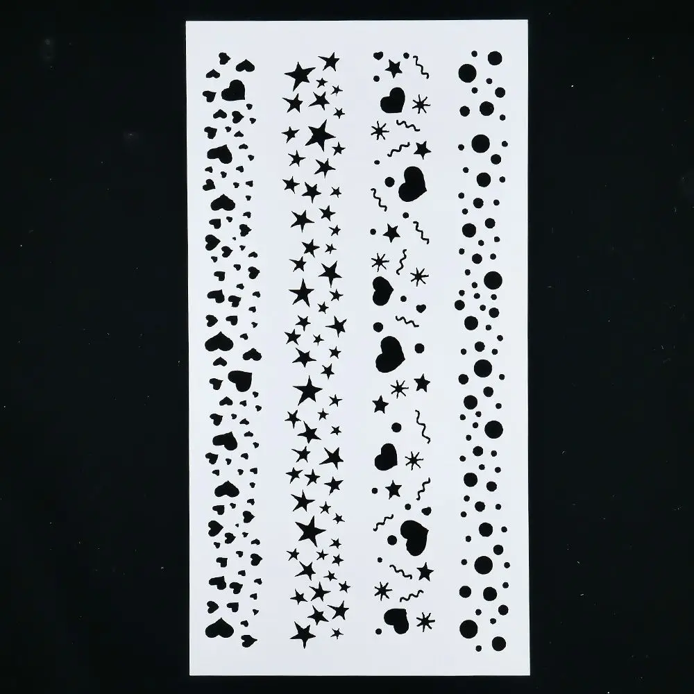 Reusable stars Stencil Airbrush Art DIY Home Decor Scrapbooking Album CrafUTNA 