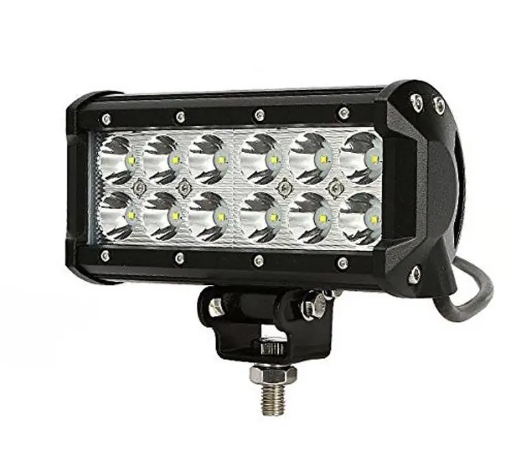 

2PCS 7INCH 36W LED WORK LIGHT BAR FLOOD OFFROAD LIGHT FOR TRACTOR BOAT ATV MILITARY LED WORK LIGHT BAR