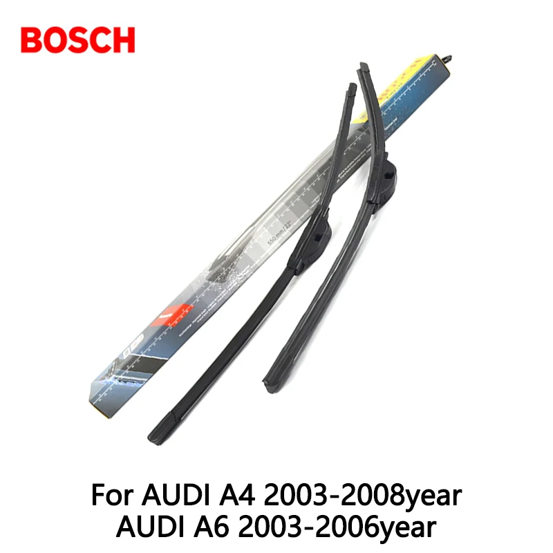 2pcs lot Bosch Car AEROTWIN Wipers Windshield Wiper Blades dedicated wipers For AUDI A4 2003 2008year