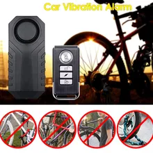 Анти-потеря вибрации предупреждающий сигнал датчик велосипедный мотоцикл автомобильный комплект безопасности водонепроницаемый IP55 пульт дистанционного управления 113dB