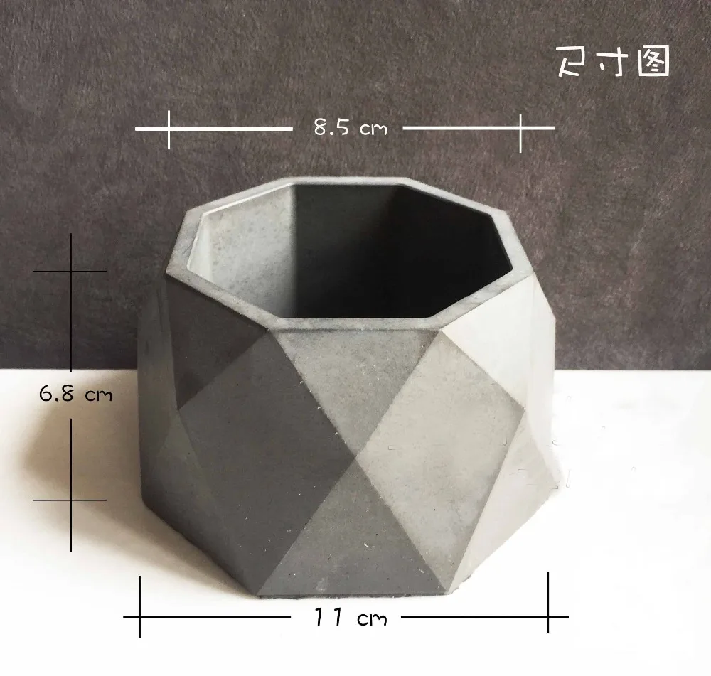 Силиконовые Цветы 3d формы форма для цемента ручной работы силикагеля бетона