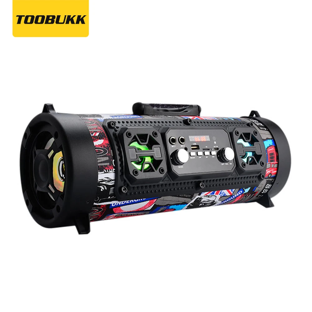 Fashion Outdoor 15W Big Power Wireless Bluetooth Speaker Portable Cool