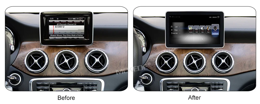 Best HD Android 7.1 4-Core RAM 3G+32G Car Radio GPS Navigation WiFi Bluetooth Head Unit Screen for Mercedes Benz GLA X156 2013-2017 6