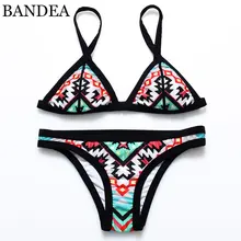 BANDEA 2017 Новый стиль sexy Push Up купальники Печати bikinis набор бразильский купальник купальный костюм пляжная одежда Biquini maios de praia