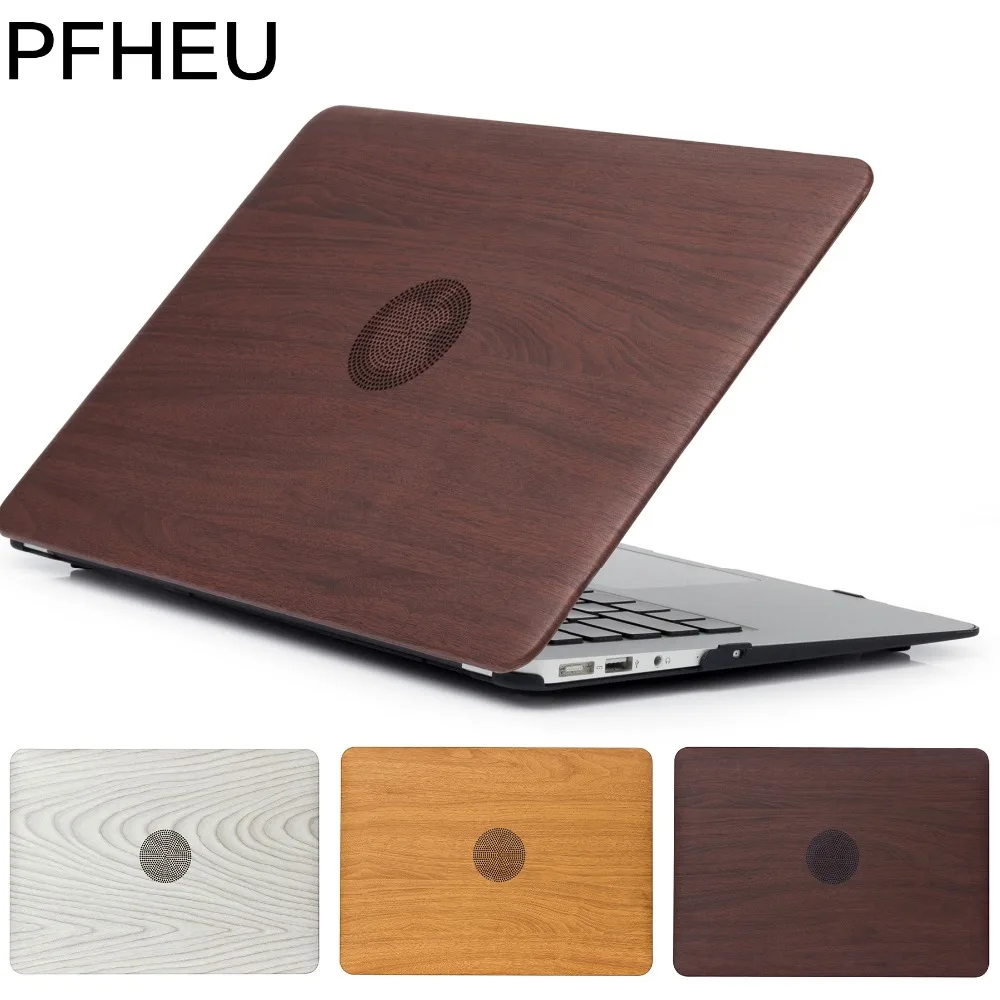 

New Wood grain Laptop Case For MacBook Pro Retina Air 11 12 13 15,for Mac 2019 Air 13 A1932,New Pro 13 15 with Touch Bar shell