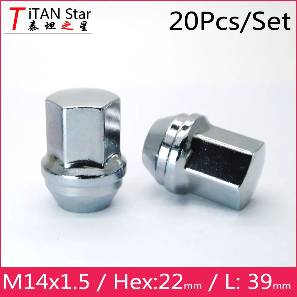 20PCS M14x1.5 OEM OE Stock Factory Wheels Rims Acorn Lug Nuts 22 Hex For BUICK Chevrolet Cadillac Malibu Lacrosse Camaro |