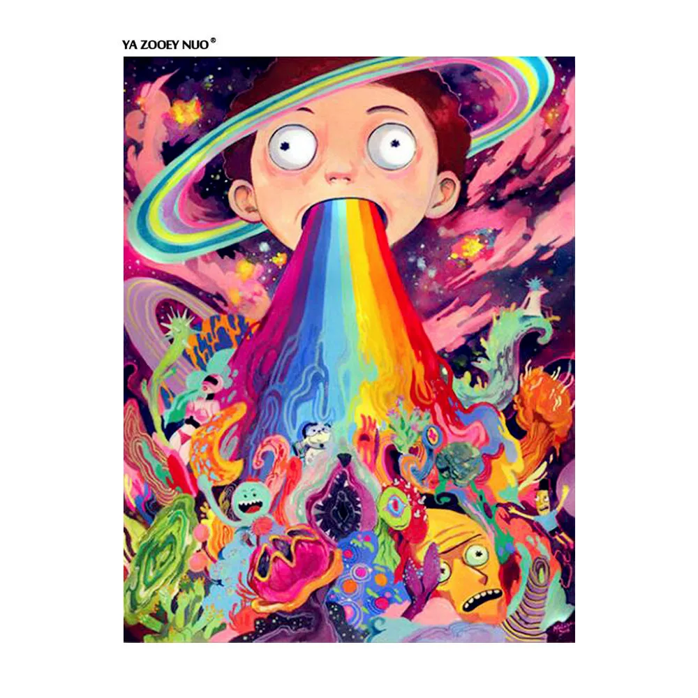 

5D Diamond Embroidery Cartoon Mosaic Crafts Square Drill DIY Diamond Painting Cross Stitch Cartoon Children's decor gifts YU250