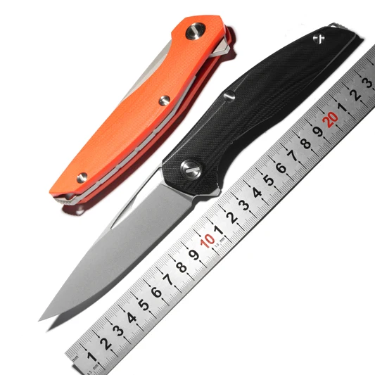 DICORIA Флиппер F111 D2 лезвие Сталь titanium + G10 ручка складной нож Открытый Отдых Охота