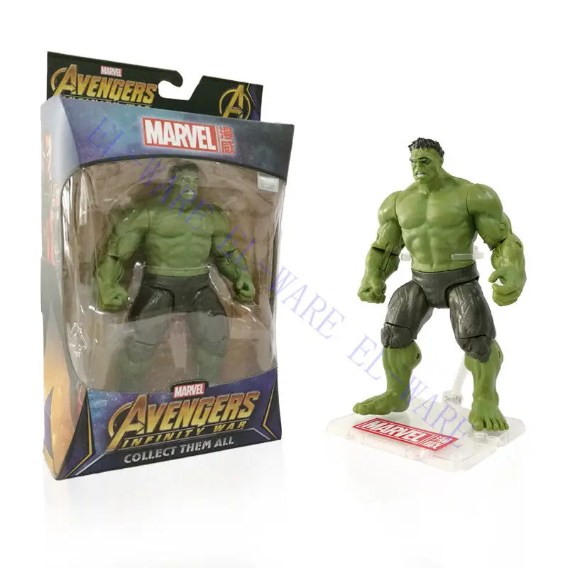 

7 Inches Marvel Avengers 3 Infinity War Movable Joints Hulk 7" PVC Action Figure Model Collection Toy Gift With Original Box