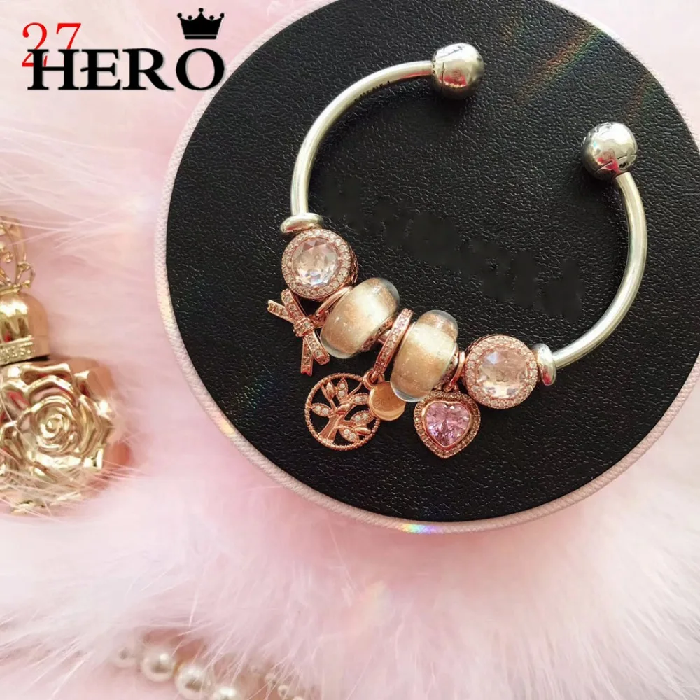 

Hero100% 925 Pure Silver Original Copy High Quality 1:1 Bracelet Logo Free Wholesale Manufacturers